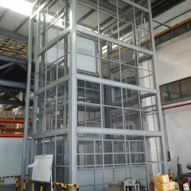句容导轨式升降平台货梯